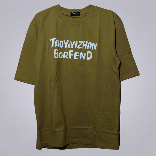 Borfend Print Oversized T-Shirt